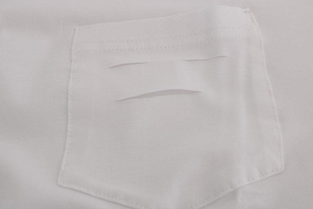 Daniele Alessandrini  Cotton Crew Neck T-Shirt #men, Catch, Daniele Alessandrini, feed-agegroup-adult, feed-color-white, feed-gender-male, feed-size-M, feed-size-S, feed-size-XL, feed-size-XXL, Gender_Men, Kogan, M, Men - New Arrivals, S, T-shirts - Men - Clothing, White, XL, XXL at SEYMAYKA