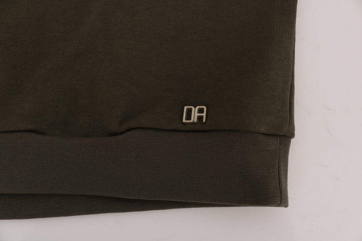 Daniele Alessandrini  Crew Neck Cotton Sweater #men, Catch, Daniele Alessandrini, feed-agegroup-adult, feed-color-green, feed-gender-male, feed-size-M, feed-size-XL, feed-size-XXL, Gender_Men, Green, Kogan, M, Men - New Arrivals, Sweaters - Men - Clothing, XL, XXL at SEYMAYKA