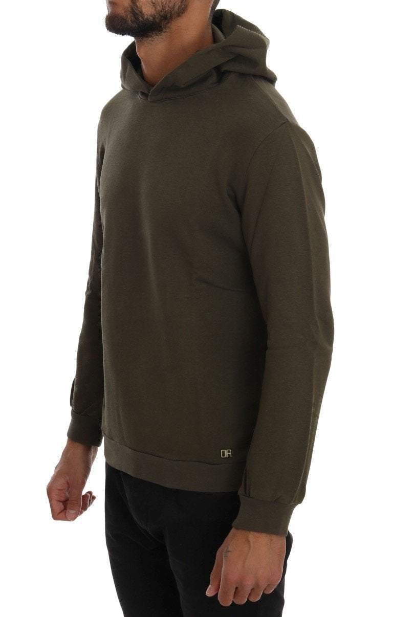 Daniele Alessandrini  Pullover Hodded Cotton Sweater #men, Catch, Daniele Alessandrini, feed-agegroup-adult, feed-color-green, feed-gender-male, feed-size-L, feed-size-S, feed-size-XL, feed-size-XXL, Gender_Men, Green, Kogan, L, Men - New Arrivals, S, Sweaters - Men - Clothing, XL, XXL at SEYMAYKA
