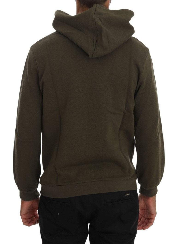 Daniele Alessandrini  Pullover Hodded Cotton Sweater #men, Catch, Daniele Alessandrini, feed-agegroup-adult, feed-color-green, feed-gender-male, feed-size-L, feed-size-S, feed-size-XL, feed-size-XXL, Gender_Men, Green, Kogan, L, Men - New Arrivals, S, Sweaters - Men - Clothing, XL, XXL at SEYMAYKA
