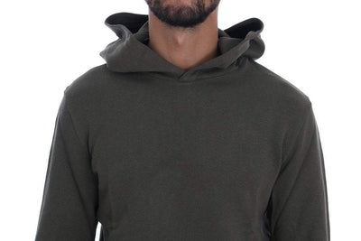 Daniele Alessandrini  Pullover Hodded Cotton Sweater #men, Catch, Daniele Alessandrini, feed-agegroup-adult, feed-color-green, feed-gender-male, feed-size-L, feed-size-S, feed-size-XL, feed-size-XXL, Gender_Men, Green, Kogan, L, Men - New Arrivals, S, Sweaters - Men - Clothing, XL, XXL at SEYMAYKA