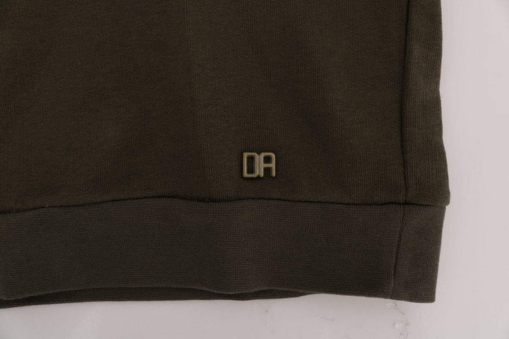 Daniele Alessandrini  Pullover Hodded Cotton Sweater #men, Catch, Daniele Alessandrini, feed-agegroup-adult, feed-color-green, feed-gender-male, feed-size-L, feed-size-S, feed-size-XL, feed-size-XXL, Gender_Men, Green, Kogan, L, Men - New Arrivals, S, Sweaters - Men - Clothing, XL, XXL at SEYMAYKA