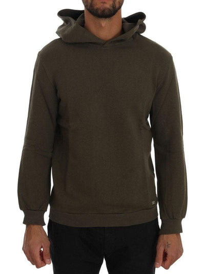 Daniele Alessandrini  Pullover Hodded Cotton Sweater #men, Catch, Daniele Alessandrini, feed-agegroup-adult, feed-color-green, feed-gender-male, feed-size-L, feed-size-S, feed-size-XL, feed-size-XXL, Gender_Men, Green, Kogan, L, Men - New Arrivals, S, Sweaters - Men - Clothing, XL, XXL at SEYMAYKA