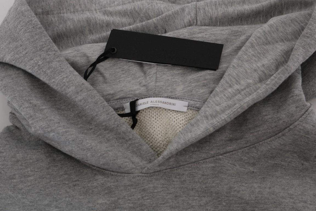 Daniele Alessandrini  Pullover Hodded Cotton Sweater #men, Catch, Daniele Alessandrini, feed-agegroup-adult, feed-color-gray, feed-gender-male, feed-size-L, feed-size-XXL, Gender_Men, Gray, Kogan, L, Men - New Arrivals, Sweaters - Men - Clothing, XXL at SEYMAYKA