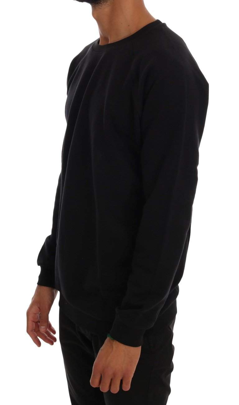 Daniele Alessandrini Crew Neck Cotton Pullover Sweater #men, Black, Catch, Daniele Alessandrini, feed-agegroup-adult, feed-color-black, feed-gender-male, feed-size-L, feed-size-S, feed-size-XXL, Gender_Men, Kogan, L, S, Sweaters - Men - Clothing, XL, XXL at SEYMAYKA