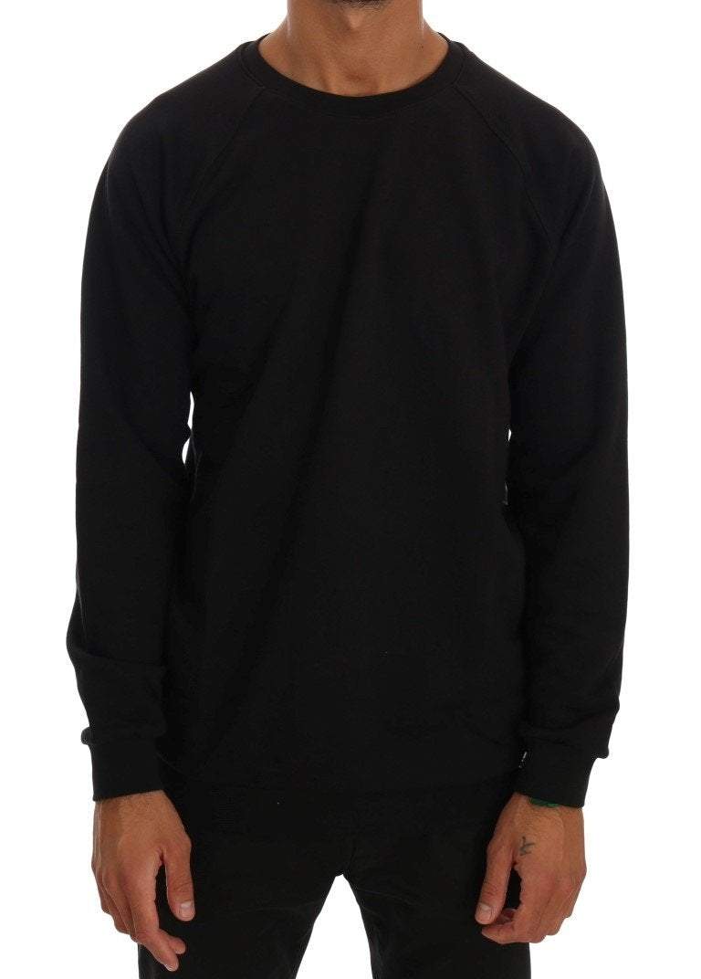 Daniele Alessandrini Crew Neck Cotton Pullover Sweater #men, Black, Catch, Daniele Alessandrini, feed-agegroup-adult, feed-color-black, feed-gender-male, feed-size-L, feed-size-S, feed-size-XXL, Gender_Men, Kogan, L, S, Sweaters - Men - Clothing, XL, XXL at SEYMAYKA