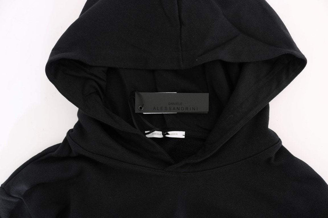 Daniele Alessandrini Gym Casual Hooded Cotton Sweater #men, Black, Catch, Daniele Alessandrini, feed-agegroup-adult, feed-color-black, feed-gender-male, feed-size-L, feed-size-M, feed-size-S, feed-size-XL, feed-size-XXL, Gender_Men, Kogan, L, M, Men - New Arrivals, S, Sweaters - Men - Clothing, XL, XXL at SEYMAYKA
