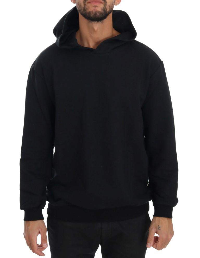 Daniele Alessandrini Gym Casual Hooded Cotton Sweater #men, Black, Catch, Daniele Alessandrini, feed-agegroup-adult, feed-color-black, feed-gender-male, feed-size-L, feed-size-M, feed-size-S, feed-size-XL, feed-size-XXL, Gender_Men, Kogan, L, M, Men - New Arrivals, S, Sweaters - Men - Clothing, XL, XXL at SEYMAYKA