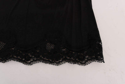 Dolce & Gabbana  Black Floral Cutout Lace A-Line Skirt #women, Black, Brand_Dolce & Gabbana, Catch, Dolce & Gabbana, feed-agegroup-adult, feed-color-black, feed-gender-female, feed-size-IT36 | XS, Gender_Women, IT36 | XS, Kogan, Skirts - Women - Clothing, Women - New Arrivals at SEYMAYKA