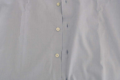 Cavalli  Men Light  Cotton Slim Fit Dress Shirt #men, 39, 42, Blue, Catch, Cavalli, feed-agegroup-adult, feed-color-blue, feed-gender-male, feed-size-39, feed-size-42, Gender_Men, Kogan, Men - New Arrivals, Shirts - Men - Clothing at SEYMAYKA