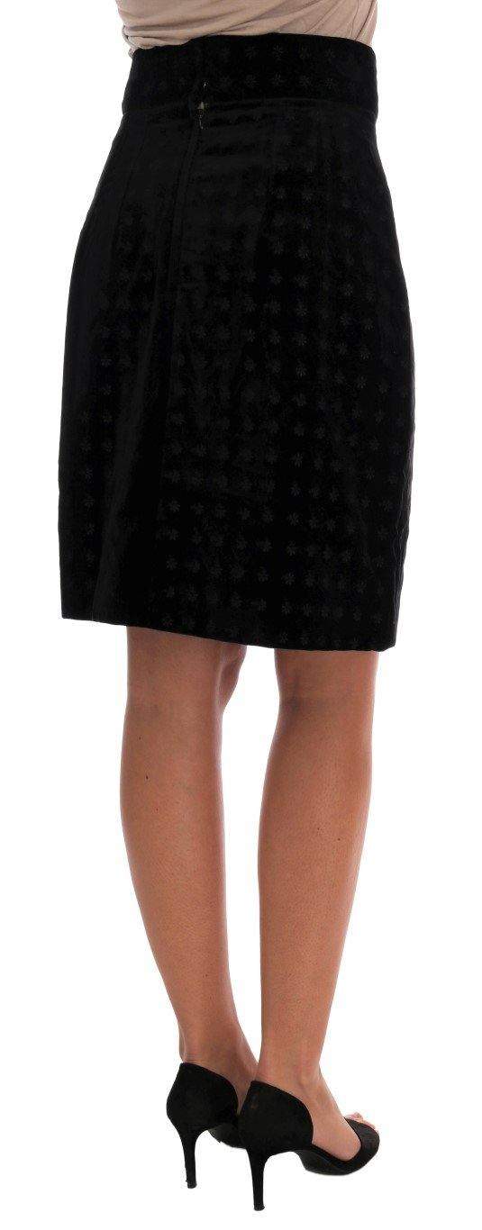 Dolce & Gabbana  Dark Green Baroque Velvet Pencil Skirt #women, Brand_Dolce & Gabbana, Catch, Dolce & Gabbana, feed-agegroup-adult, feed-color-green, feed-gender-female, feed-size-IT40|S, feed-size-IT42|M, feed-size-IT44|L, Gender_Women, Green, IT40|S, IT42|M, IT44|L, Kogan, Skirts - Women - Clothing, Women - New Arrivals at SEYMAYKA