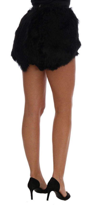 Dolce & Gabbana  Black Mink Nutria Fur Mini Hot Pants #women, Black, Brand_Dolce & Gabbana, Catch, Dolce & Gabbana, feed-agegroup-adult, feed-color-black, feed-gender-female, feed-size-IT40|S, Gender_Women, IT40|S, Kogan, Shorts - Women - Clothing, Women - New Arrivals at SEYMAYKA