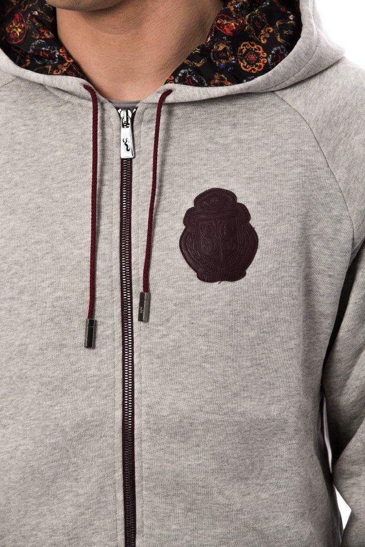 Billionaire Italian Couture  Cotton Hooded Sweatsuit #men, Billionaire Italian Couture, Catch, feed-agegroup-adult, feed-color-gray, feed-gender-male, feed-size-XXL, Gender_Men, Gray, Kogan, L, Men - New Arrivals, Sweatsuit - Men - Clothing, XXL at SEYMAYKA