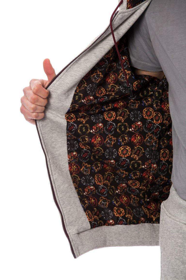 Billionaire Italian Couture  Cotton Hooded Sweatsuit #men, Billionaire Italian Couture, Catch, feed-agegroup-adult, feed-color-gray, feed-gender-male, feed-size-XXL, Gender_Men, Gray, Kogan, L, Men - New Arrivals, Sweatsuit - Men - Clothing, XXL at SEYMAYKA