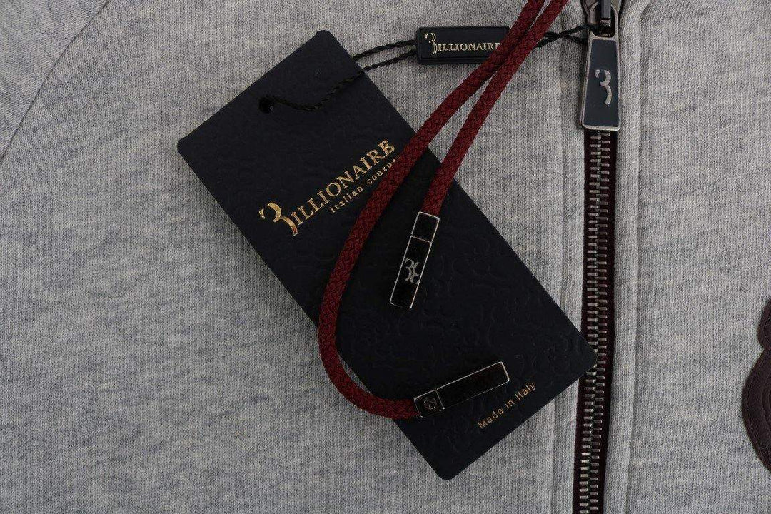 Billionaire Italian Couture  Cotton Hooded Sweatsuit #men, Billionaire Italian Couture, Catch, feed-agegroup-adult, feed-color-gray, feed-gender-male, feed-size-XXL, Gender_Men, Gray, Kogan, L, Men - New Arrivals, Sweatsuit - Men - Clothing, XXL at SEYMAYKA