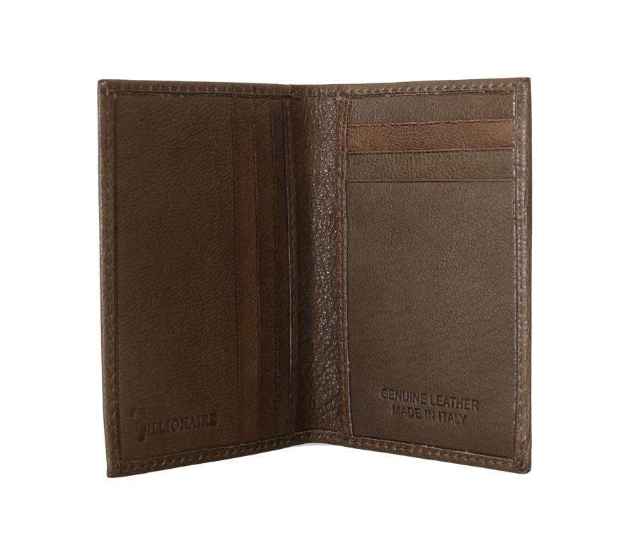 Billionaire Italian Couture  Leather Bifold Wallet #men, Billionaire Italian Couture, Brown, Catch, feed-agegroup-adult, feed-color-brown, feed-gender-male, feed-size-OS, Gender_Men, Handbags - New Arrivals, Kogan, Wallets - Men - Bags at SEYMAYKA