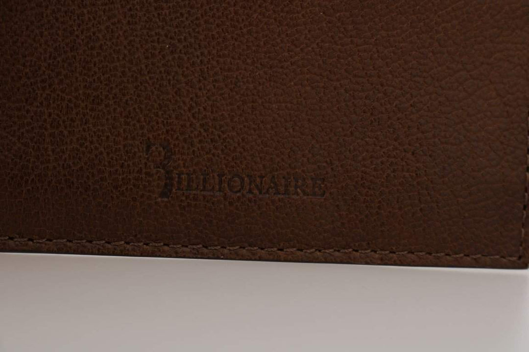Billionaire Italian Couture  Leather Cardholder Wallet #men, Billionaire Italian Couture, Brown, Catch, feed-agegroup-adult, feed-color-brown, feed-gender-male, feed-size-OS, Gender_Men, Handbags - New Arrivals, Kogan, Wallets - Men - Bags at SEYMAYKA