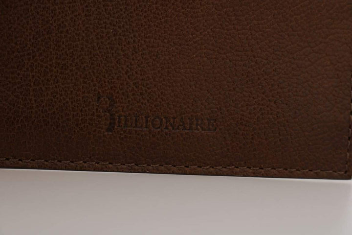 Billionaire Italian Couture  Leather Cardholder Wallet #men, Billionaire Italian Couture, Brown, Catch, feed-agegroup-adult, feed-color-brown, feed-gender-male, feed-size-OS, Gender_Men, Handbags - New Arrivals, Kogan, Wallets - Men - Bags at SEYMAYKA