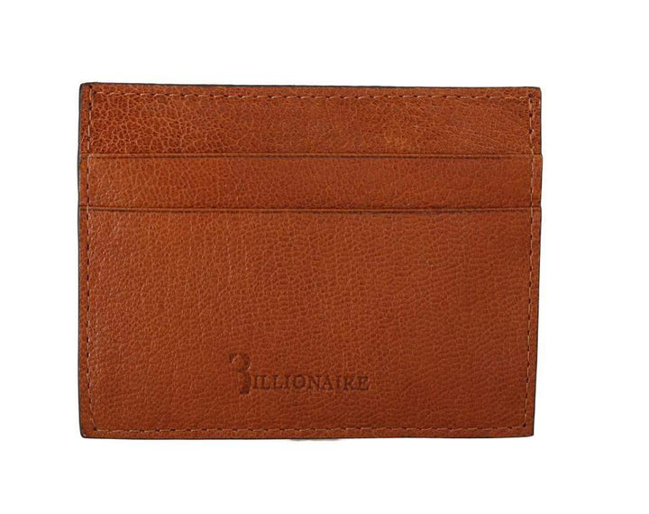 Billionaire Italian Couture  Leather Cardholder Wallet #men, Billionaire Italian Couture, Brown, Catch, feed-agegroup-adult, feed-color-brown, feed-gender-male, feed-size-OS, Gender_Men, Handbags - New Arrivals, Kogan, Wallets - Men - Bags at SEYMAYKA