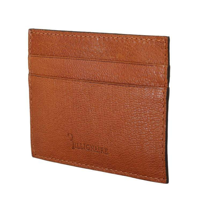 Billionaire Italian Couture  Leather Cardholder Wallet #men, Billionaire Italian Couture, Brown, Catch, feed-agegroup-adult, feed-color-brown, feed-gender-male, feed-size-OS, Gender_Men, Handbags - New Arrivals, Kogan, Wallets - Men - Bags at SEYMAYKA