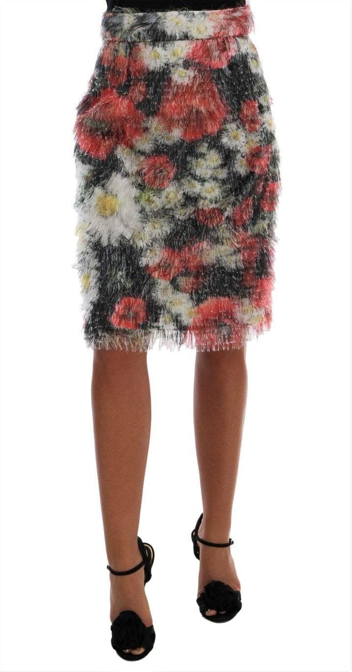 Dolce & Gabbana Floral Patterned Pencil Straight Skirt #women, Brand_Dolce & Gabbana, Catch, Dolce & Gabbana, feed-agegroup-adult, feed-color-multicolor, feed-gender-female, feed-size-IT38|XS, feed-size-IT40|S, feed-size-IT42|M, feed-size-IT44|L, feed-size-IT46|XL, Gender_Women, IT38|XS, IT40|S, IT42|M, IT44|L, IT46|XL, Kogan, Multicolor, Skirts - Women - Clothing, Women - New Arrivals at SEYMAYKA
