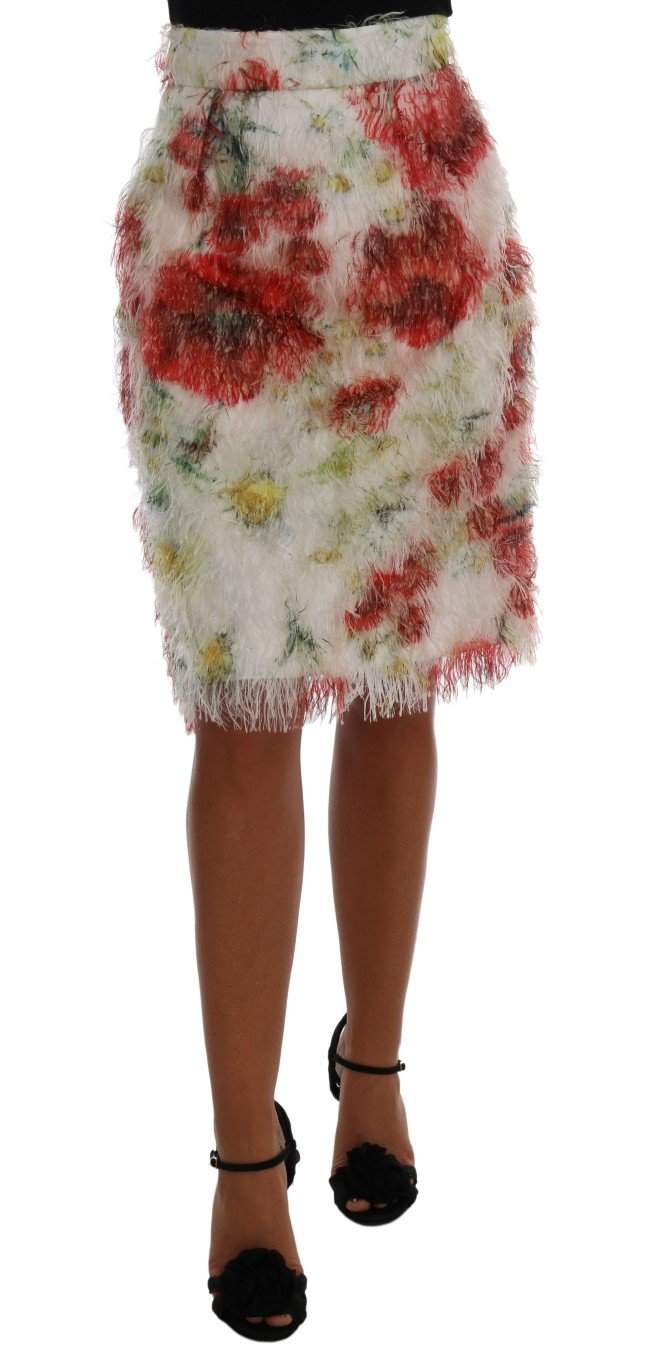 Dolce & Gabbana Floral Patterned Pencil Straight Skirt #women, Brand_Dolce & Gabbana, Catch, Dolce & Gabbana, feed-agegroup-adult, feed-color-multicolor, feed-gender-female, feed-size-IT38|XS, feed-size-IT40|S, feed-size-IT42|M, feed-size-IT44|L, feed-size-IT46|XL, Gender_Women, IT38|XS, IT40|S, IT42|M, IT44|L, IT46|XL, Kogan, Multicolor, Skirts - Women - Clothing, Women - New Arrivals at SEYMAYKA