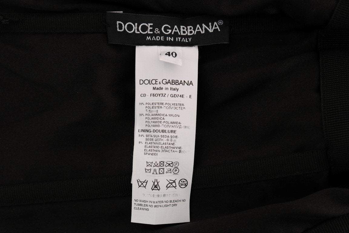 Dolce & Gabbana  Black Red Polka Sequined Shift Dress #women, Black, Brand_Dolce & Gabbana, Catch, Clothing_Dress, Dolce & Gabbana, Dresses - Women - Clothing, feed-agegroup-adult, feed-color-black, feed-gender-female, feed-size-IT40|S, Gender_Women, IT40|S, Kogan, Women - New Arrivals at SEYMAYKA