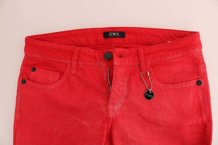COSTUME NATIONAL C’N’C   Cotton Stretch Slim Jeans #women, Catch, Costume National, feed-agegroup-adult, feed-color-red, feed-gender-female, feed-size-W26, feed-size-W27, feed-size-W28, feed-size-W29, feed-size-W30, Gender_Women, Jeans & Pants - Women - Clothing, Kogan, Red, W26, W27, W28, W29, W30, Women - New Arrivals at SEYMAYKA