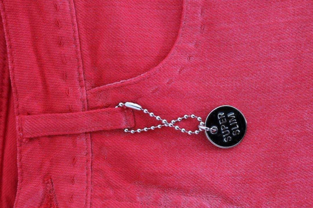 COSTUME NATIONAL C’N’C   Cotton Stretch Slim Jeans #women, Catch, Costume National, feed-agegroup-adult, feed-color-red, feed-gender-female, feed-size-W26, feed-size-W27, feed-size-W28, feed-size-W29, feed-size-W30, Gender_Women, Jeans & Pants - Women - Clothing, Kogan, Red, W26, W27, W28, W29, W30, Women - New Arrivals at SEYMAYKA