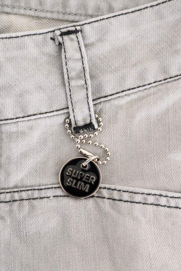 COSTUME NATIONAL C’N’C   Wash Cotton Slim Jeans #women, Catch, Costume National, feed-agegroup-adult, feed-color-gray, feed-gender-female, feed-size-W26, Gender_Women, Gray, Jeans & Pants - Women - Clothing, Kogan, W26, Women - New Arrivals at SEYMAYKA