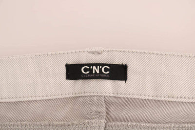 COSTUME NATIONAL C’N’C   Cotton Stretch Slim Jeans #women, Catch, Costume National, feed-agegroup-adult, feed-color-white, feed-gender-female, feed-size-W26, Gender_Women, Jeans & Pants - Women - Clothing, Kogan, W26, White, Women - New Arrivals at SEYMAYKA