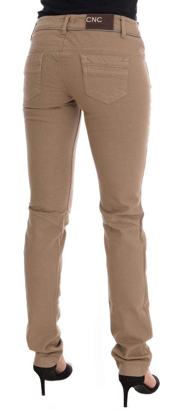 COSTUME NATIONAL C’N’C   Cotton Stretch Slim Fit Jeans #women, Beige, Catch, Costume National, feed-agegroup-adult, feed-color-beige, feed-gender-female, feed-size-W26, Gender_Women, Jeans & Pants - Women - Clothing, Kogan, W26, Women - New Arrivals at SEYMAYKA