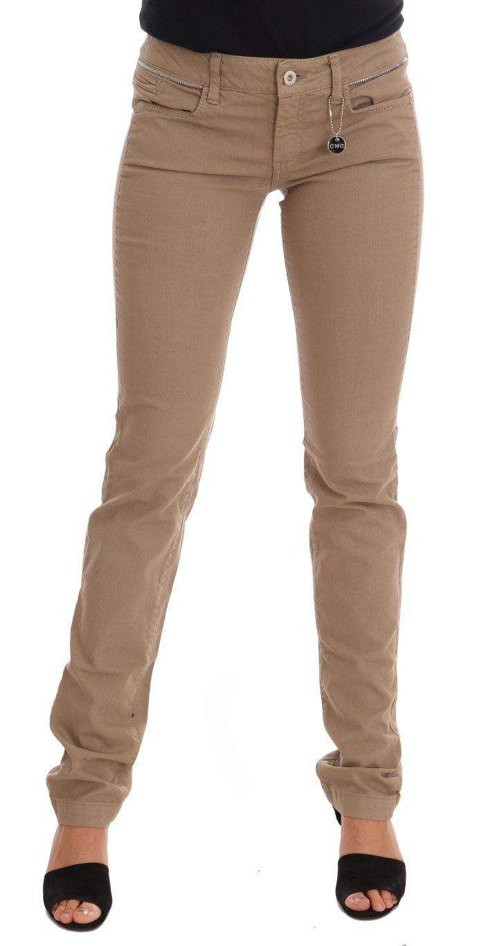 COSTUME NATIONAL C’N’C   Cotton Stretch Slim Fit Jeans #women, Beige, Catch, Costume National, feed-agegroup-adult, feed-color-beige, feed-gender-female, feed-size-W26, Gender_Women, Jeans & Pants - Women - Clothing, Kogan, W26, Women - New Arrivals at SEYMAYKA