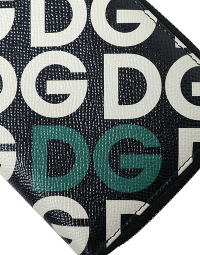 Dolce & Gabbana Multicolor DG Mania Leather Zip Around Continental Wallet