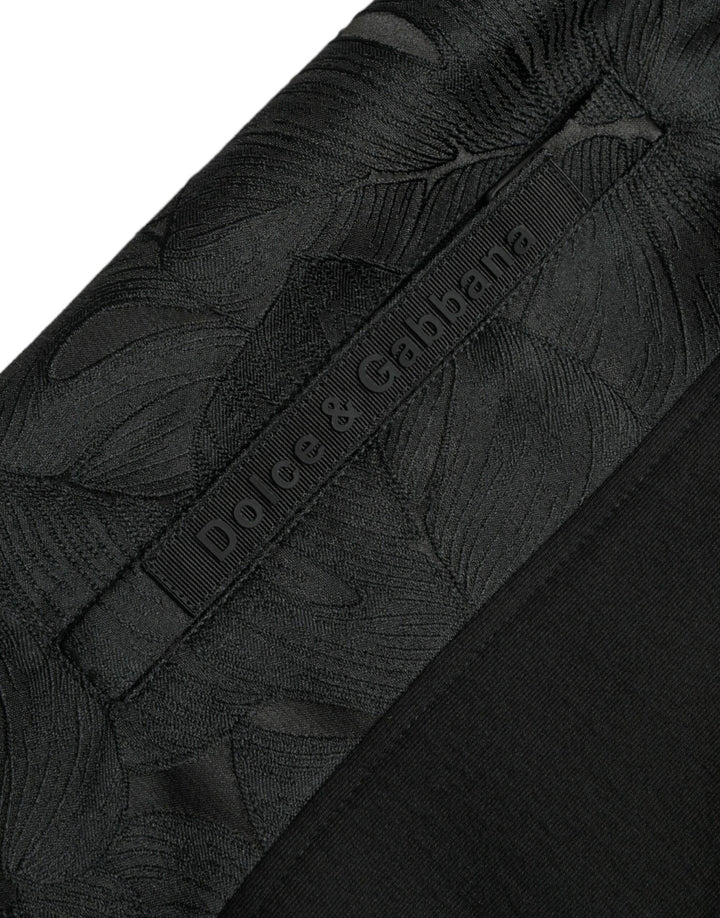 Dolce & Gabbana Black Cotton Slim Stretch Jogger Pants