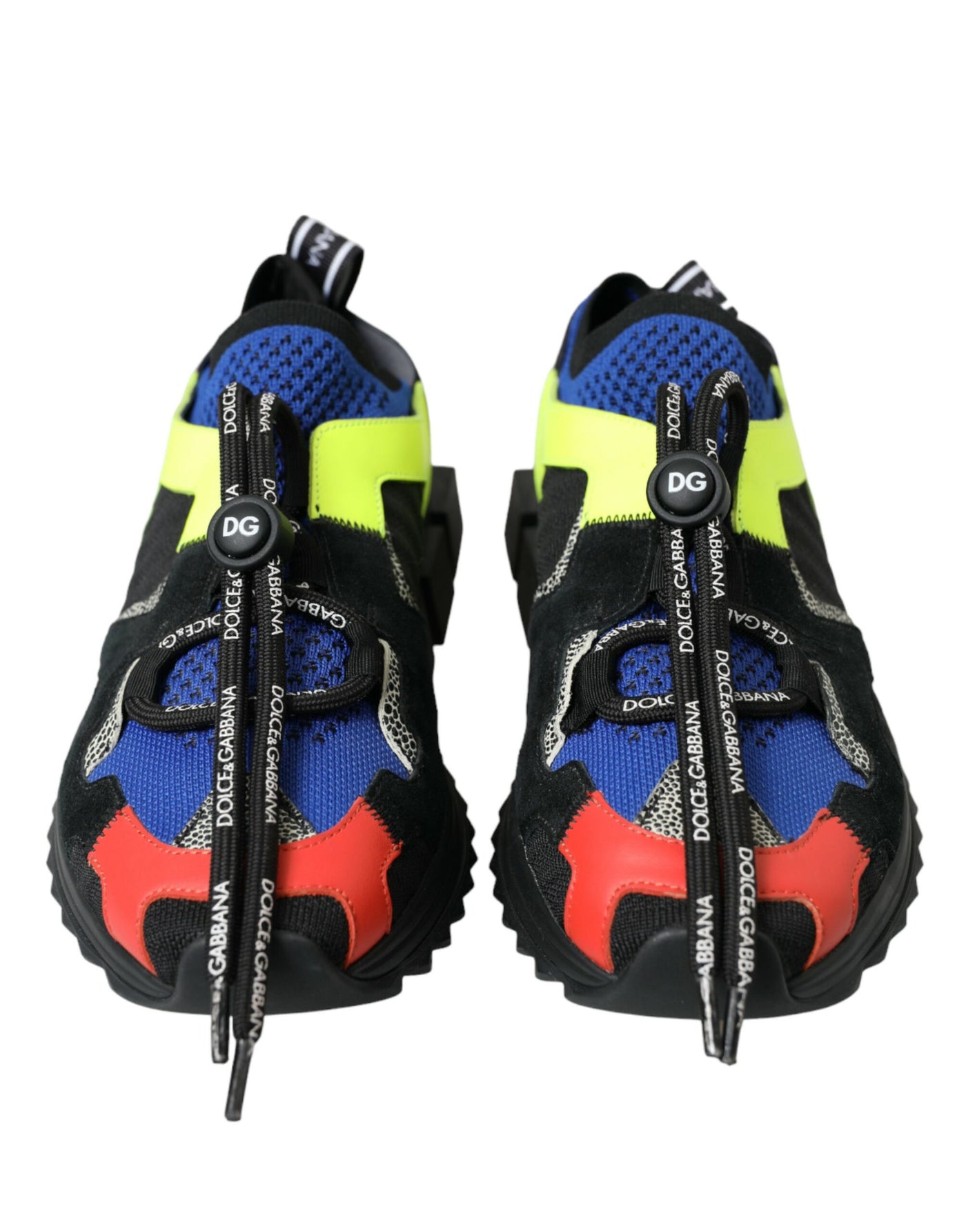 Dolce & Gabbana Multicolor Sorrento Lace Up Men Sneakers Shoes