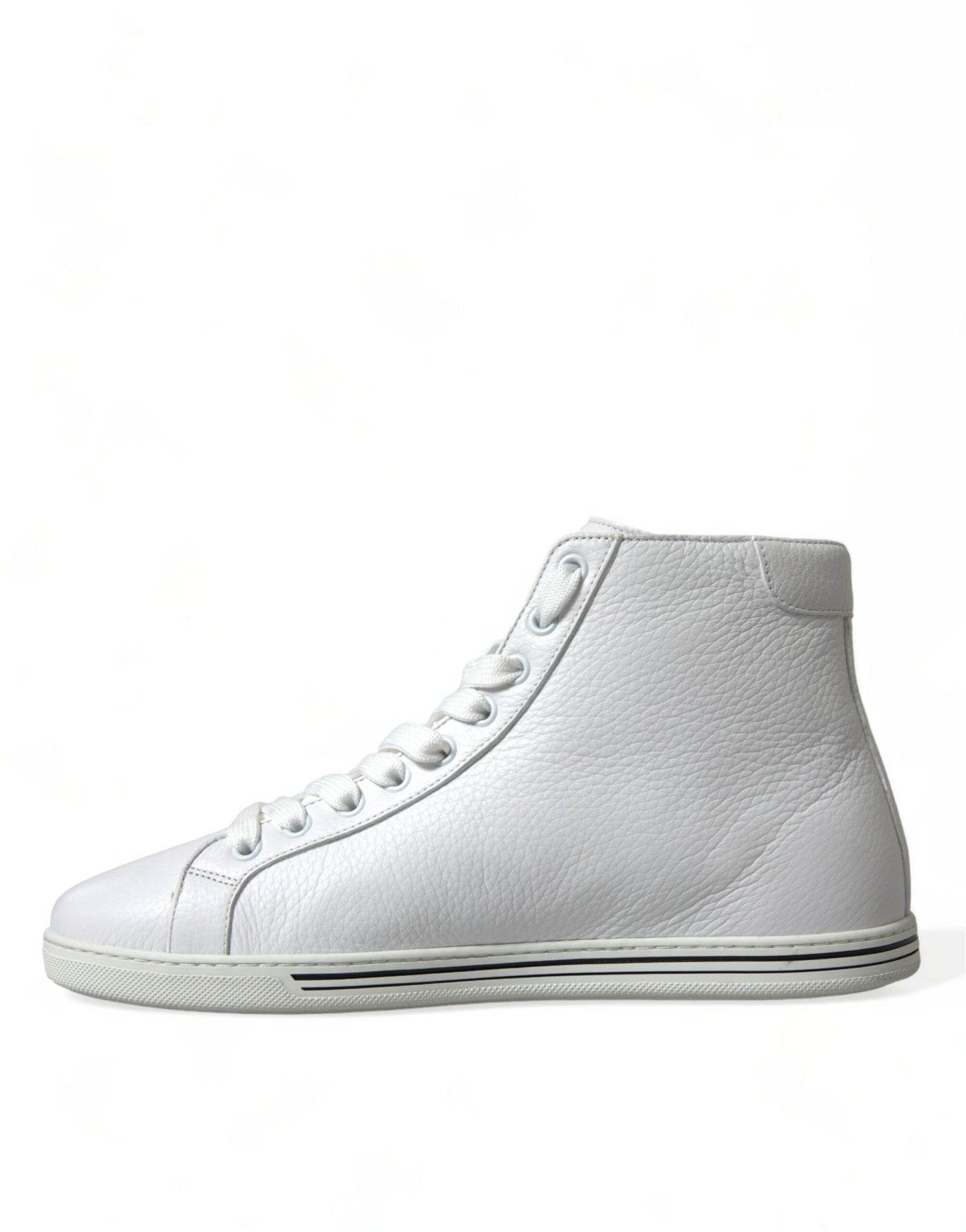 Dolce & Gabbana White Saint Tropez High Top Men Sneakers Shoes