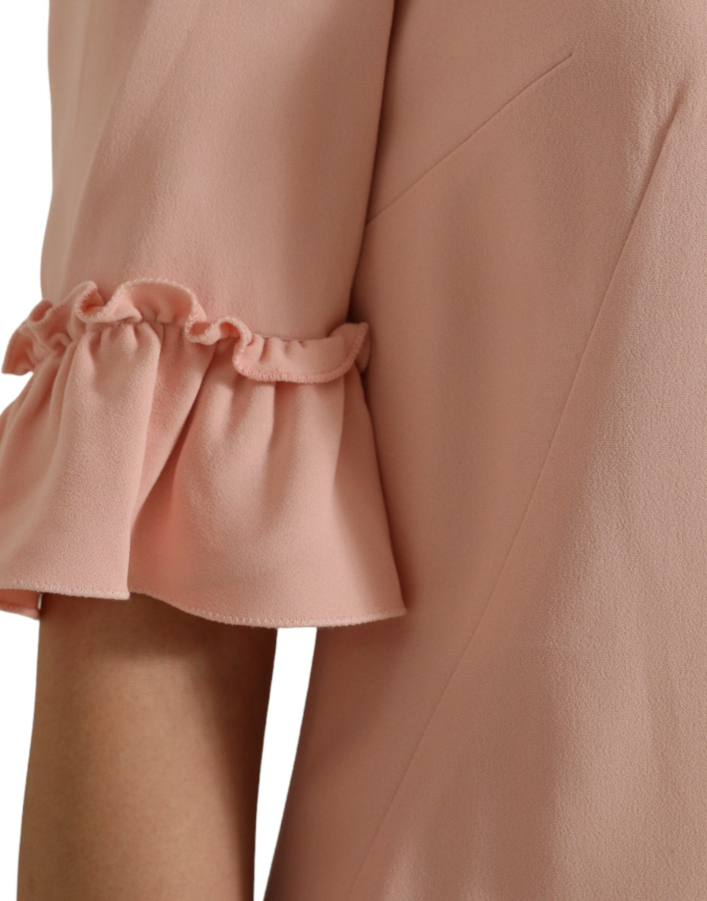 Dolce & Gabbana Light Pink Viscose A-line Shift Mini Dress