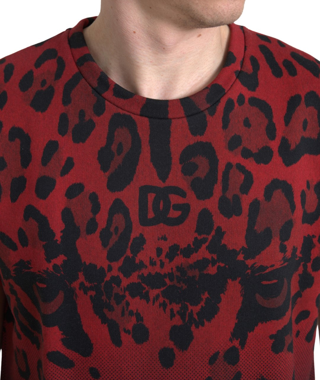 Red Leopard Cotton Sleeveless Tank T-shirt