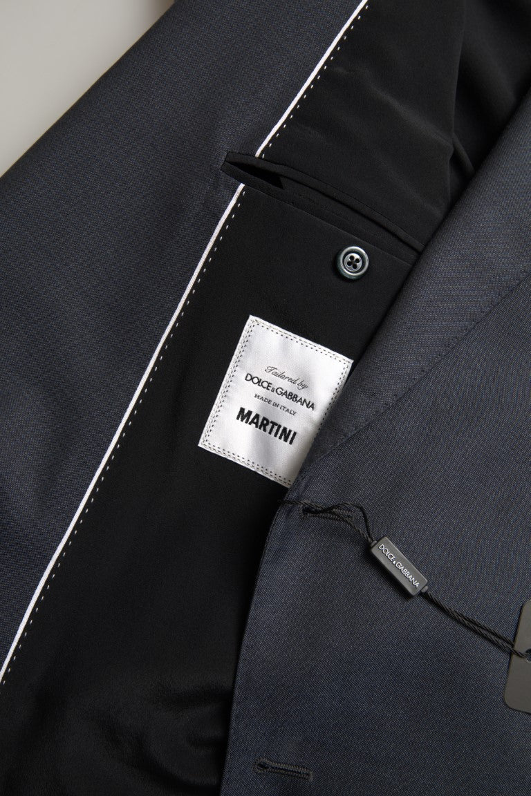 Blue 2 Piece Double Breasted MARTINI Suit