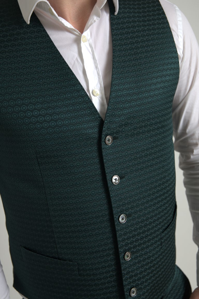 Green 3 Piece Single Breasted MARTINI Suit