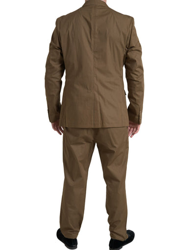 Brown 2 Piece Single Breasted TAORMINA Suit