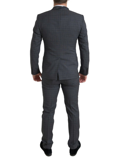 Gray 2 Piece Single Breasted MARTINI Suit