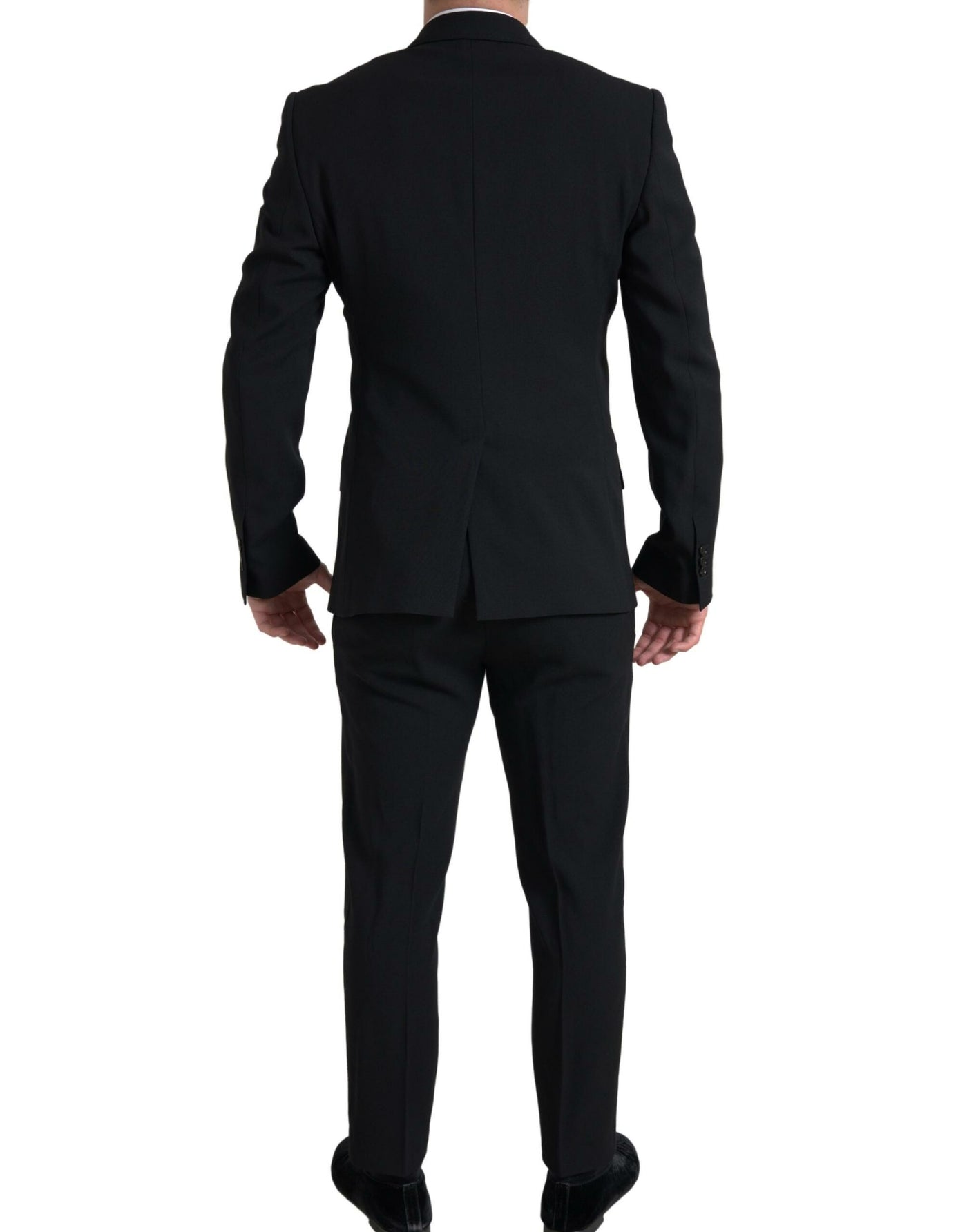Black 2 Piece Double Breasted SICILIA Suit