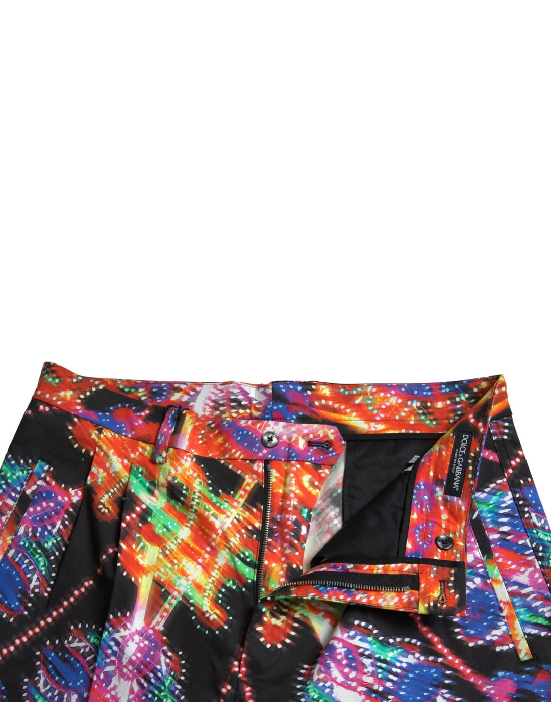 Multicolor Printed Cotton Men Bermuda Shorts