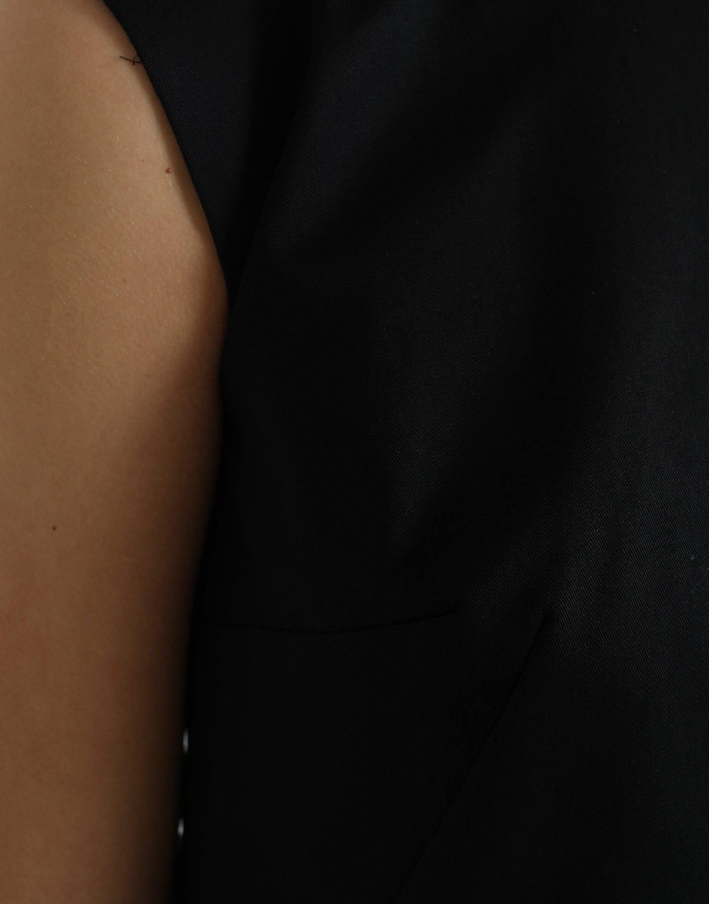 Dolce & Gabbana Black DG Logo Cotton Shift A-line Mini Dress