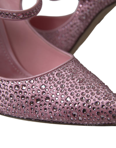 Pink Strass Crystal Heels Pumps Shoes