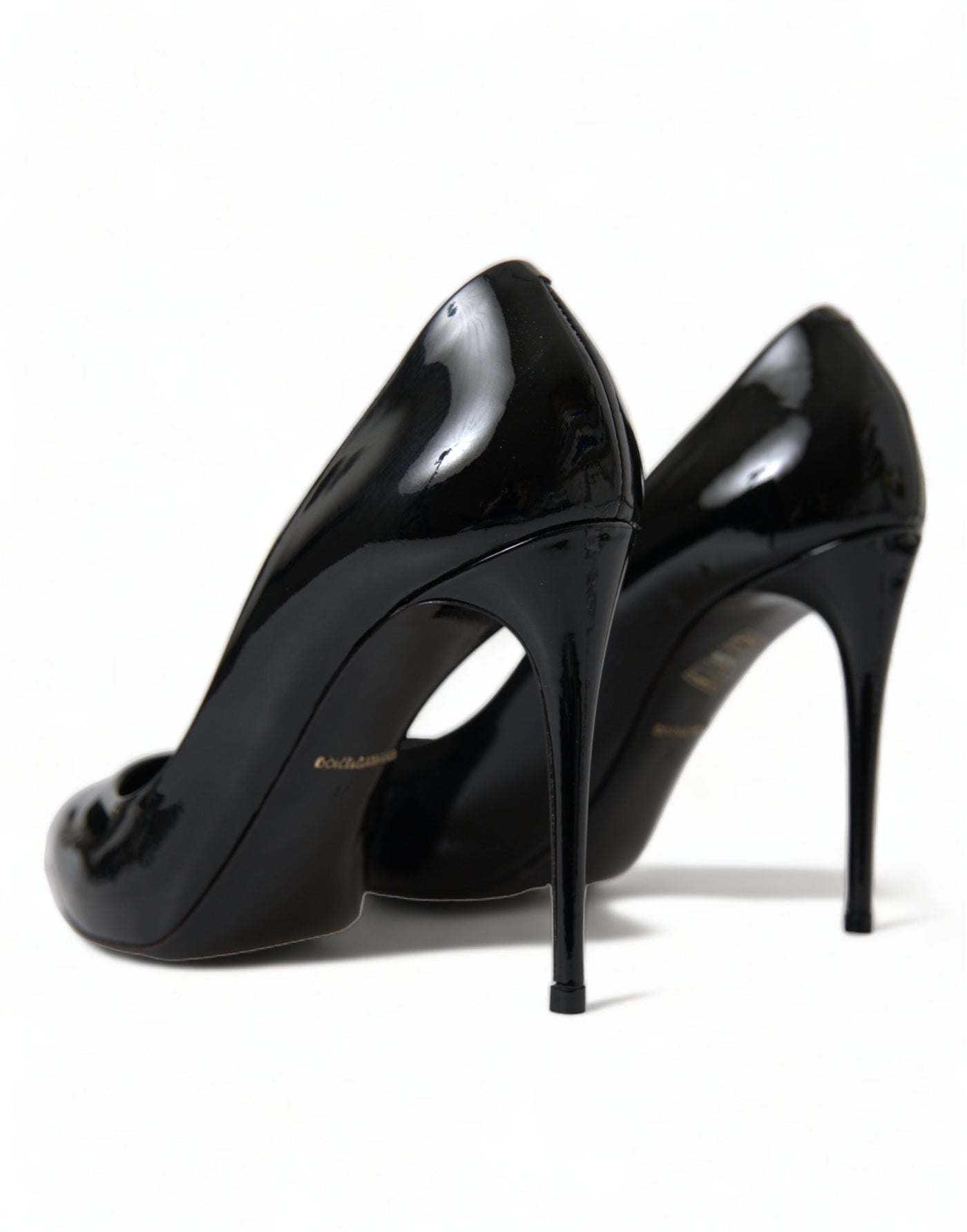 Black Patent Leather Pumps Heels Shoes
