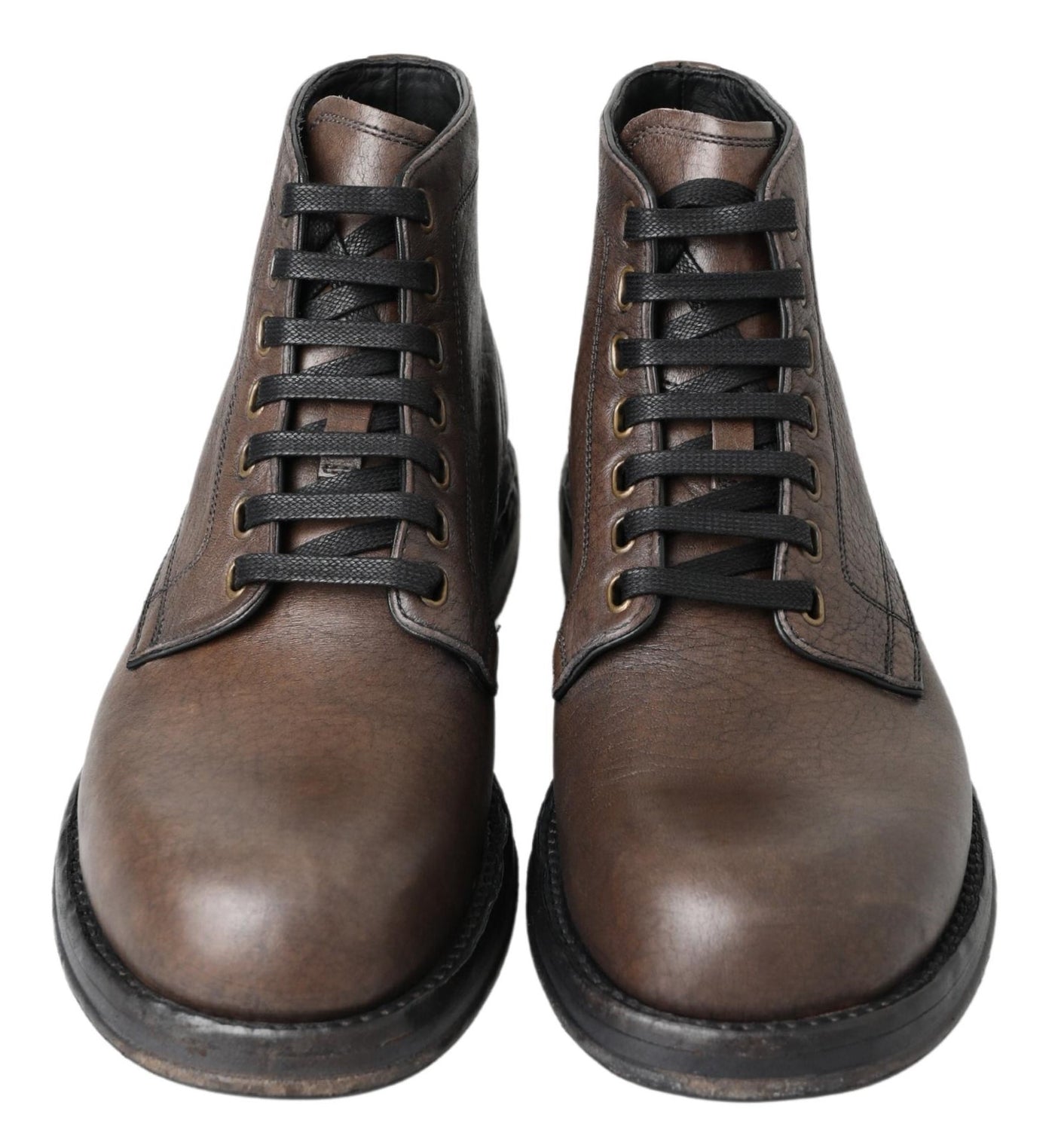 Dolce & Gabbana Brown Horse Leather Perugino Shoes