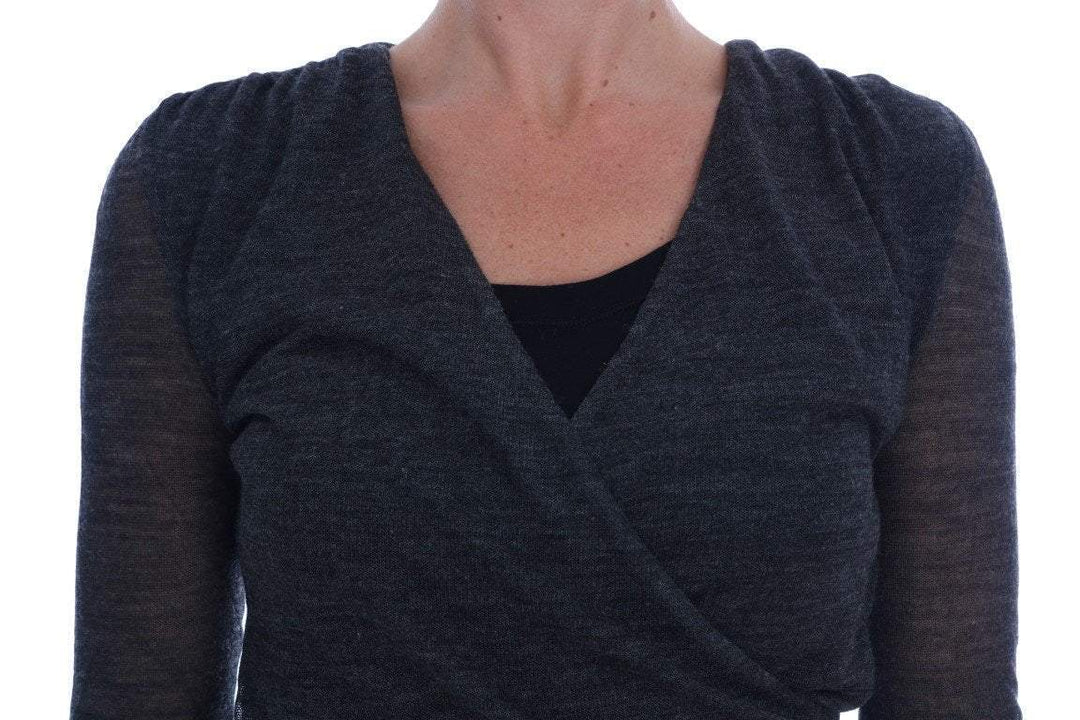 ERMANNO SCERVINO Women  Wool Lace Top Long Sleeved T-shirt #women, Catch, Ermanno Scervino, feed-agegroup-adult, feed-color-gray, feed-gender-female, feed-size-IT40 | XS, feed-size-IT42 | S, feed-size-IT44 | M, feed-size-OS, Gender_Women, Gray, IT40 | XS, IT42 | S, IT44 | M, Kogan, Tops & T-Shirts - Women - Clothing, Women - New Arrivals at SEYMAYKA